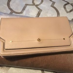 Ann Taylor Blush Clutch purse